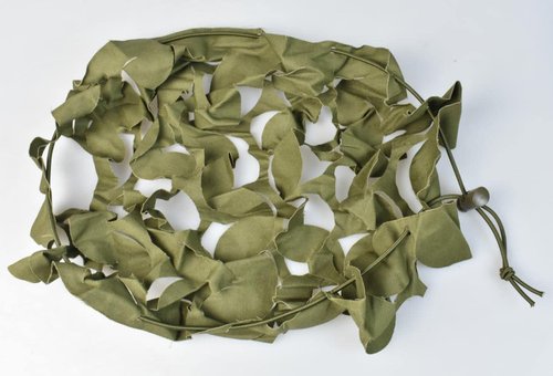Breathable Mesh Camo Tactical Helmet Cover Outdoor Airsoft Paintball Tactical Gear Fast Helmet Cover in Size M/L (Net Green)