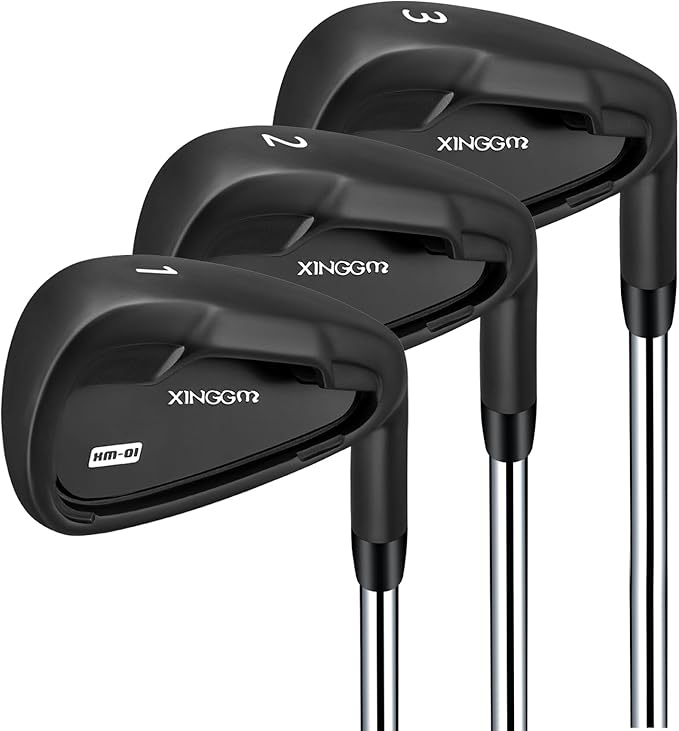 XM-01 Individual Golf Irons or Golf Irons Set - Premium Men Golf Club Iron with Steel Shaft for Right Hand Golfers Stiff Flex