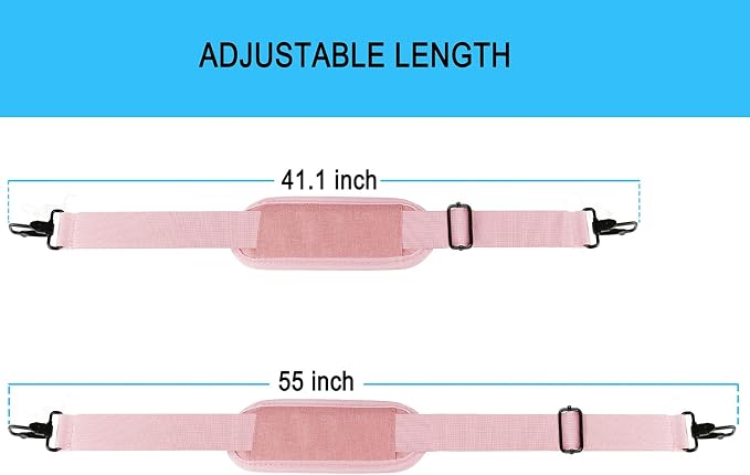 Shoulder Strap, Durable 55" Universal Replacement Laptop Shoulder Strap