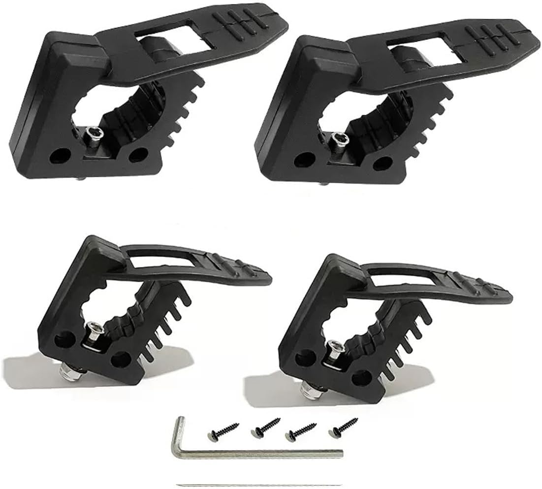 HIGH FLYING for Toyota FJ Cruiser (XJ10) 2007-2022 Molle Panels Storage Modular System Trunk Shelf Organizer Clamps (Clamps of 4PCS)