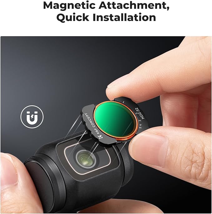 K&F CONCEPT FSD05 Magnetic Effect & ND & CPL Filter Set Compatible