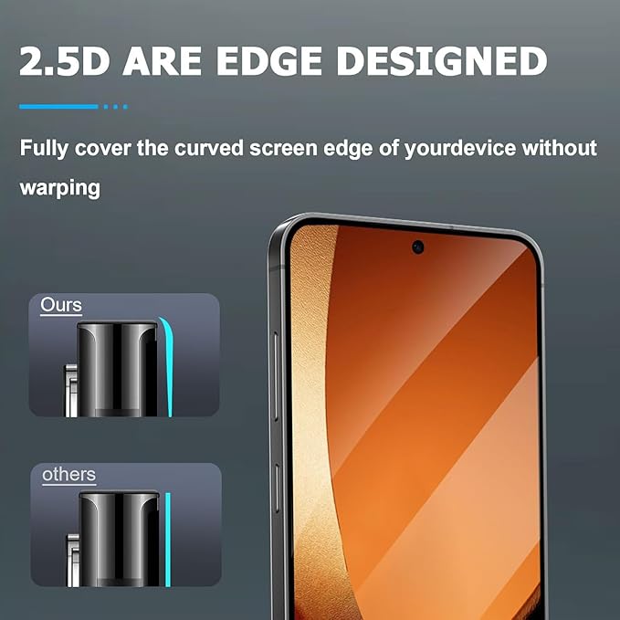 Geviaho Galaxy S22 Privacy Screen Protector Tempered Glass, 9H Hardness 2D