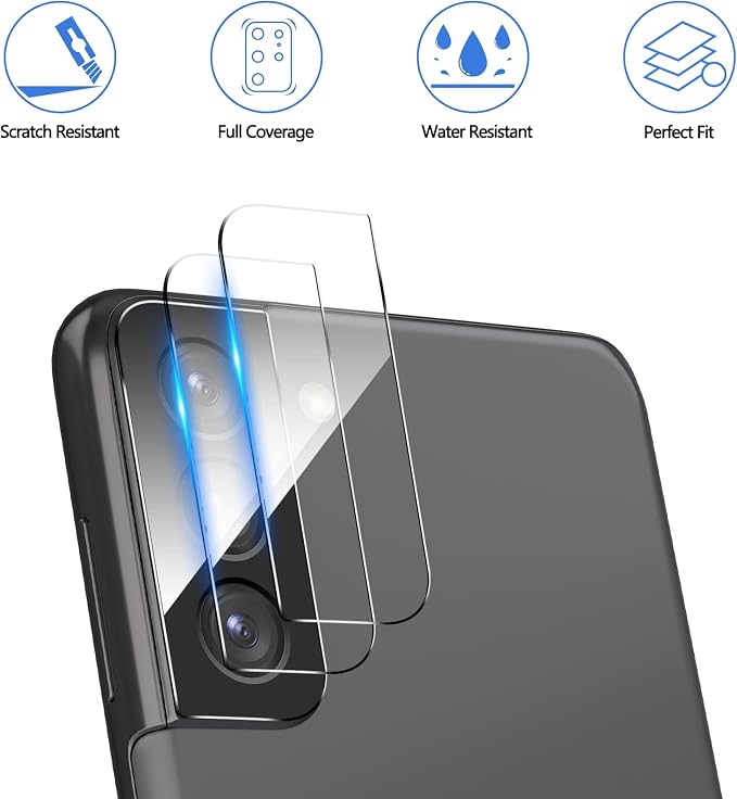 YWXTW 3 Pack for Samsung Galaxy S22 / S22 Plus Camera Lens Protector, 9H
