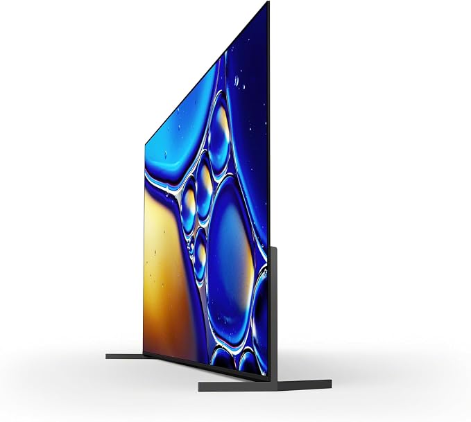 Sony 65 Inch BRAVIA 8 II QD OLED 4K HDR Smart Google TV (K-65XR80M2) | Sony’s brightest OLED with max color, XR Processor with AI Technology, Ultra Slim Design, 4K movie credits included