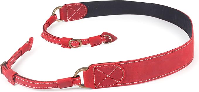 MegaGear SLR, DSLR Sierra Series Genuine Leather Camera Shoulder or Neck Strap