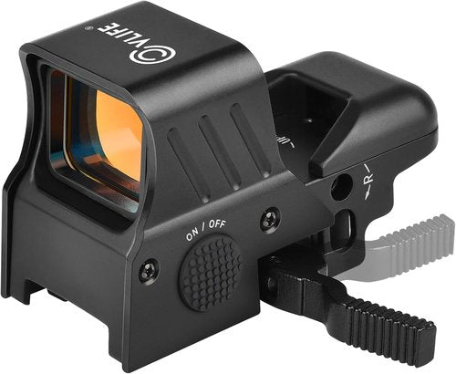 CVLIFE Quick-Detach Picatinny Mount - Upgraded Red Dot Sight with Multiple Reticle System | 33mm Objective Diameter