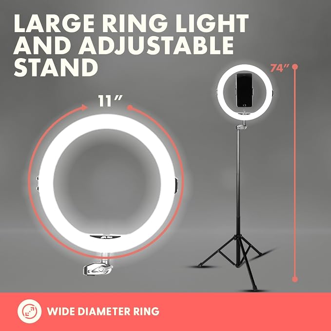 SQUATZ 11’’ LED 12W Selfie Ring Light