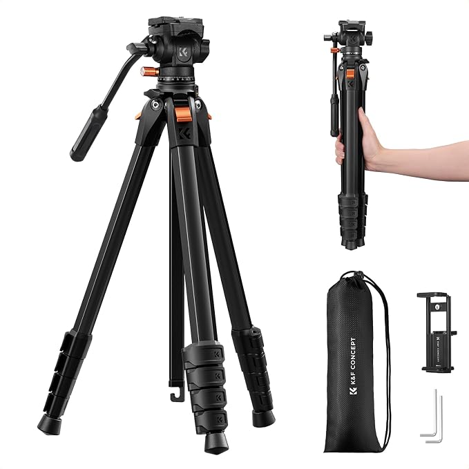 K&F CONCEPT 73” Camera Tripod