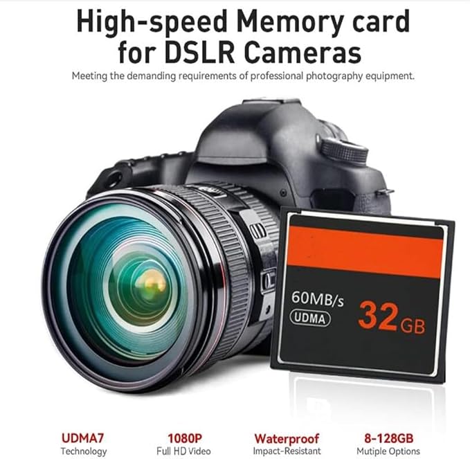 16GB CF Memory Card UDMA Speed Up to 60MB/s SLR Camera CF Cards