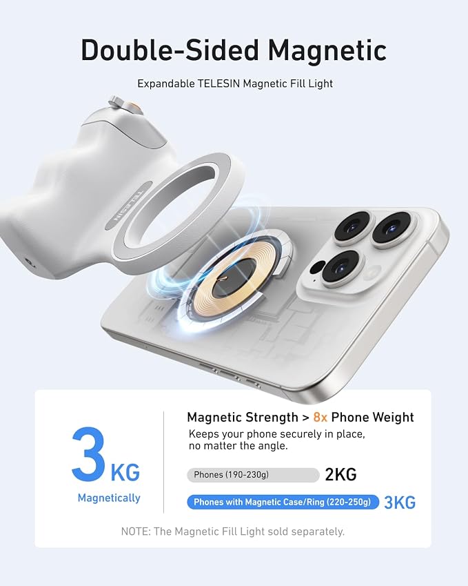 TELESIN Fun Shot Magnetic Phone Camera Grip 2