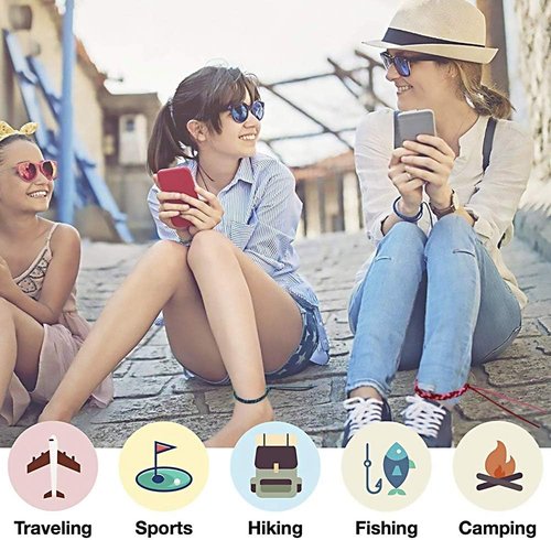 12 Pcs Leather Mosquito Repellent Bracelets, Solid Color Individually Wrapped Soft Leather Insect & Bug Repellent Wrist Bands for Kids & Adults Outdoor Camping Fishing Traveling