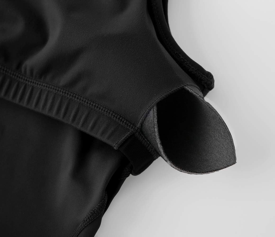 The Gym People Women's Longline Sports Bra - Wirefree & Padded for Medium Support