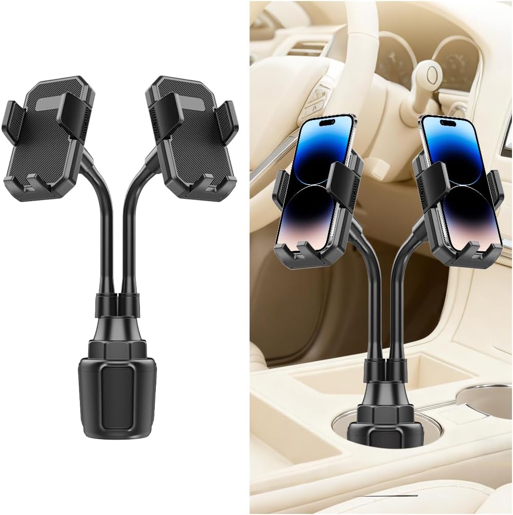 360° Rotatable Long-Neck Cup Holder Phone Mount, Style X907