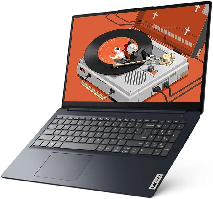 Lenovo IdeaPad 15.6" FHD Laptop, Intel Core i5-1235U (10 Core up to 4.40 GHz), Intel Iris Xe Graphics, 8GB RAM, 256GB SSD, SD Card Reader, WiFi 6, HDMI, Windows 11 Home in S, Abyss Blue
