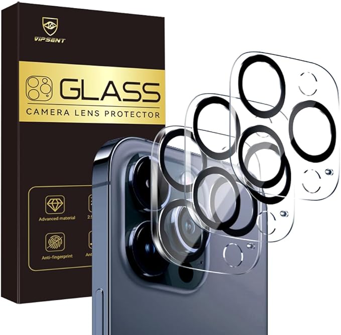 Camera Lens Protector for iPhone 15 Pro 6.1" ＆ iPhone 15 Pro Max 6.7", 9H
