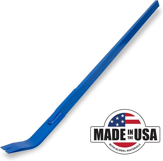 MARSHALLTOWN 56” Open Angle Monster Pry Bar, All-Steel, Powder-Coated, Made in USA, 10453