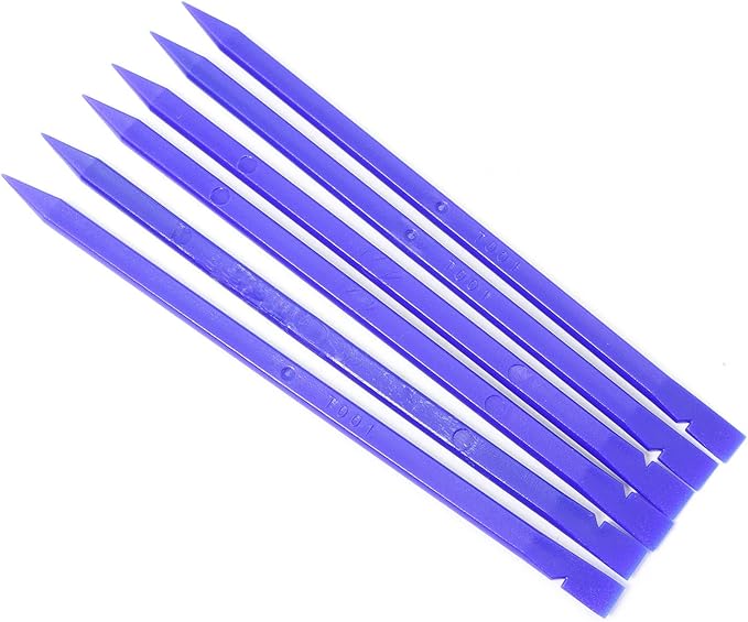 6pcs Crowbar Plastic Spudger Stick Lever Tools Opening Tools for iPhone Screen Repair Electronic Components Replacement Repair Kit, Dark Blue