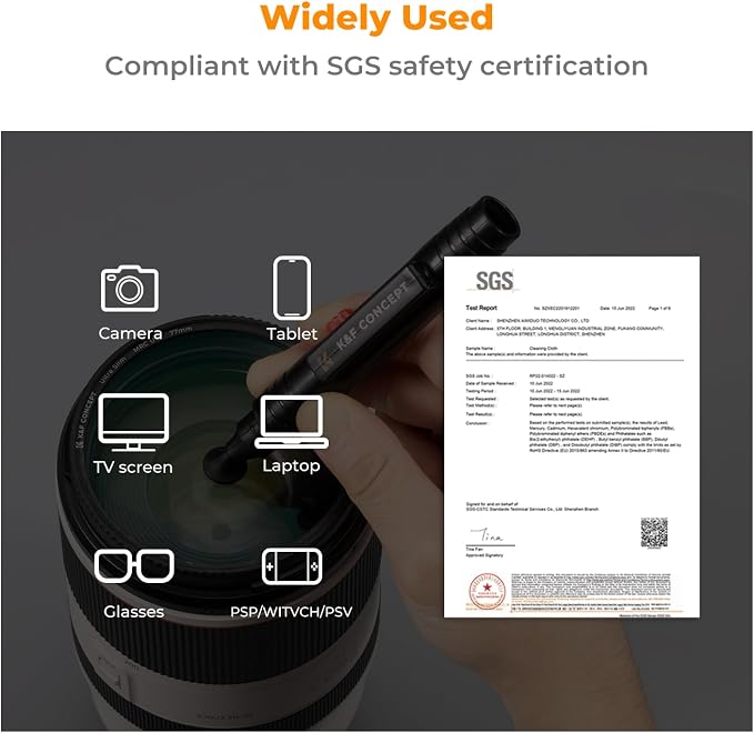 K&F CONCEPT 15-in-1 Camera Lens Cleaning Kit