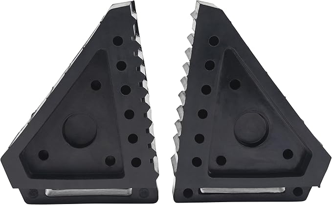 A20014 Arcan Solid Rubber Wheel Chocks
