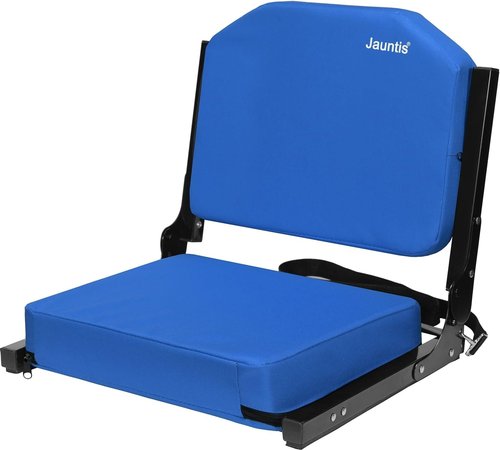 Jauntis Stadium Seating - Ultra Padded Bleacher Seats with Back Support & Shoulder Strap | Portable Comfort