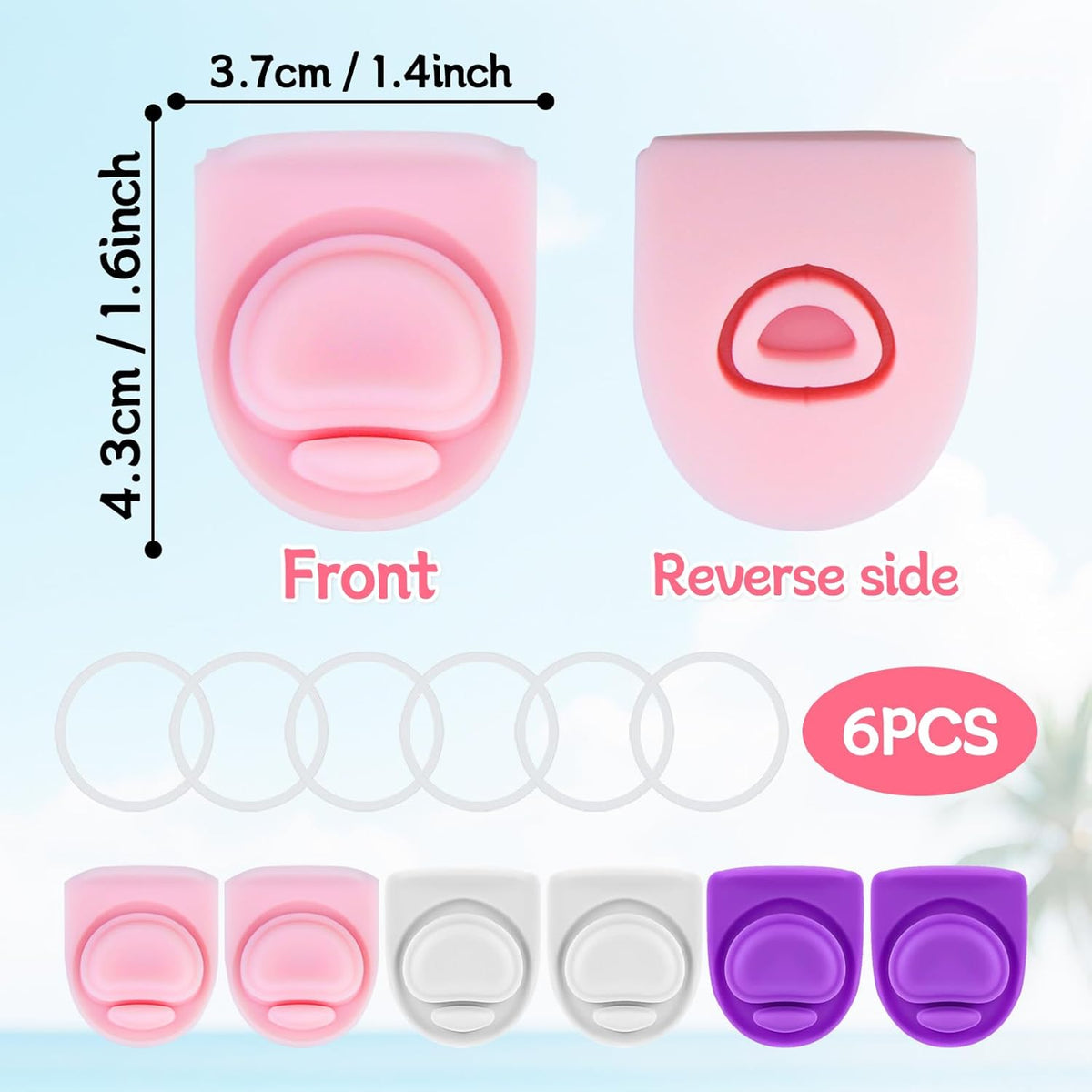 Owala Replacement Lid Rubber Seal Stopper - 6 Sets of O-Ring Gaskets for 16-40 oz Water Bottles
