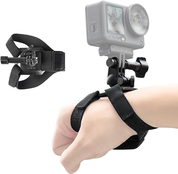 SMALLRIG Wrist Strap Mount for GoPro Hero 13/12/11/10/9 Black, for DJI Osmo
