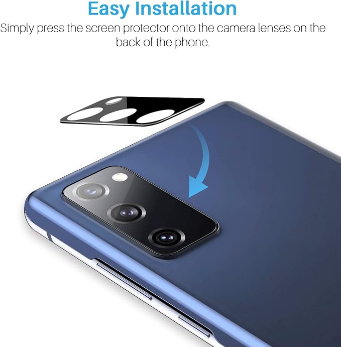 LK 3 Pack Samsung Galaxy S20 FE 5G Screen Protector+3 Pack Camera Lens Protector