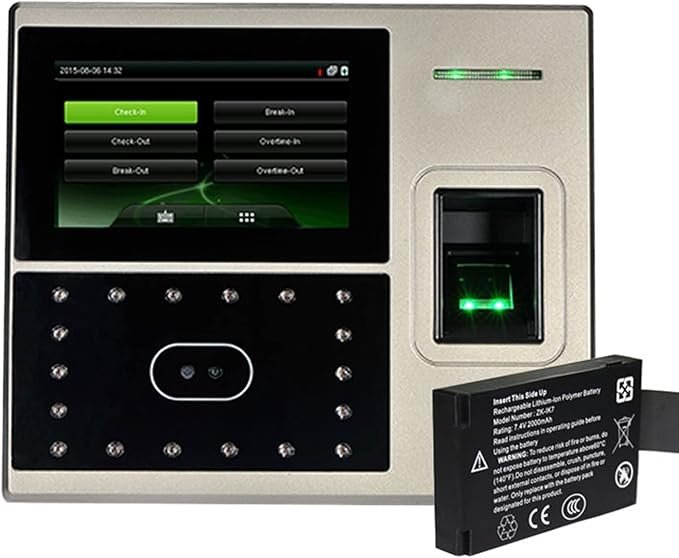 UFace800 Linux System TCP/IP Biometric Fingerpint Face Facial Recognition Time