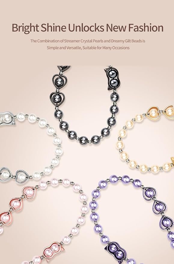 Phone Charm Beaded Strap Cute Cell Phone Wrist Straps String Accessories Hand