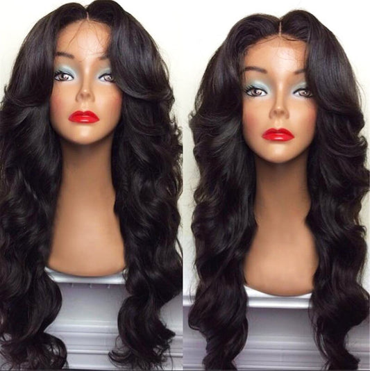 Bluespace Wigs 28'' Women Girls Long Curly Hair Heat Resistant Fiber With Free Wig Cap Halloween Party Cosplay Costume Anime Wig