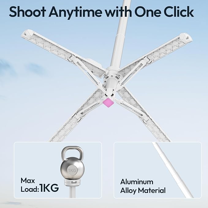 ULANZI Automatic Phone Tripod, MT85 Auto-Open Tripod