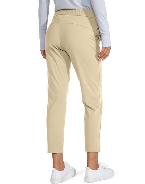 G Gradual Women's 7/8 Stretch Ankle Sweatpants - Deep Pockets for Golf, Athletic, Lounge & Travel