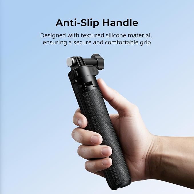 SmallRig 2-in-1 Selfie Stick Tripod, 7.1-20.5in Extendable, Support Horizontal