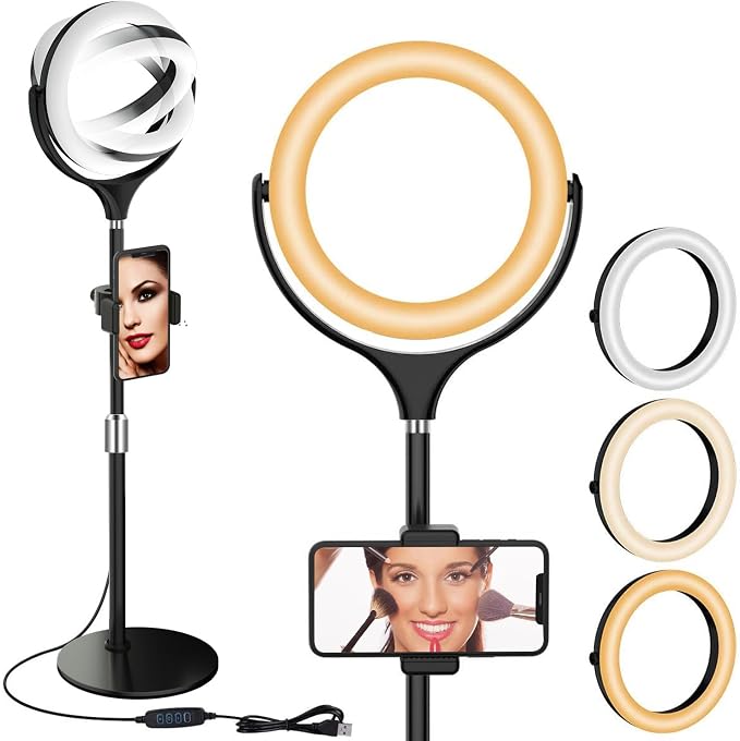 8 inch Desk Ring Light with Stand