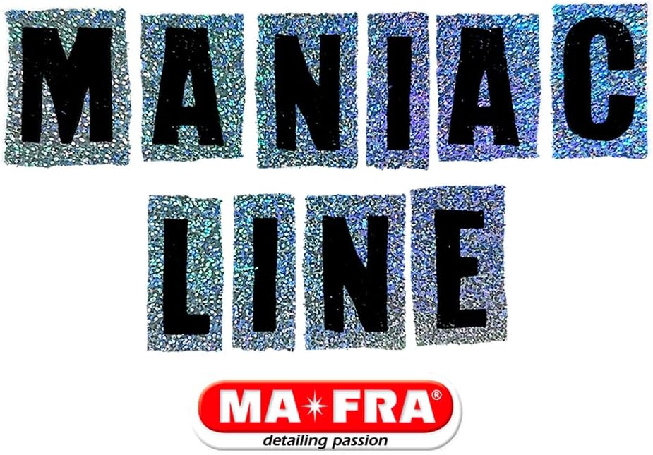 MANIAC LINE MAFRA Glass Cleaner & Degreaser | Ammonia-Free Window & Crystal Cleaner | Safe on Tinted Glass | Removes Limescale, Grease & Road Film | Streak-Free Finish | 16.9 Fluid Ounce Bottle