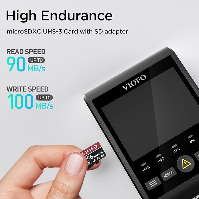 VIOFO 256GB Industrial Grade High Endurance microSDXC Card