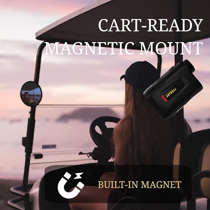 7 in 1 Golf Laser Rangefinder 6X Magnification