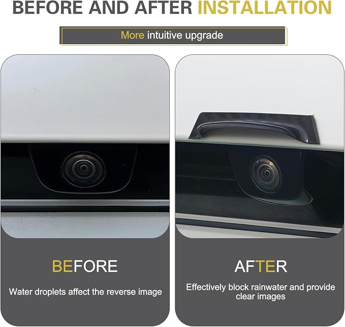 Car Rear View Camera Cover, Anti-rain Backup Camera Cover, 360 Degree Cars Rain