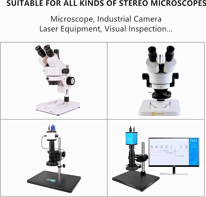 TreochtFUN Microscope 144 Led Ring Light Adjustable Illuminator, Microscope