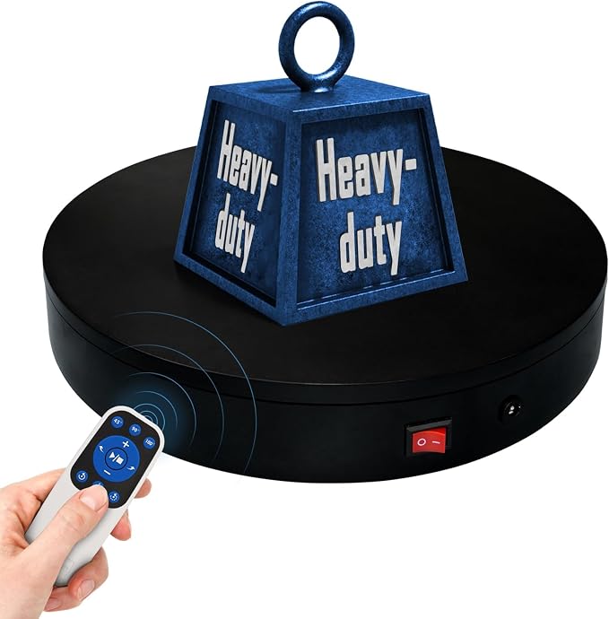 Remote Motorized Electric Turntable Rotating Display Stand Spinning Rotating