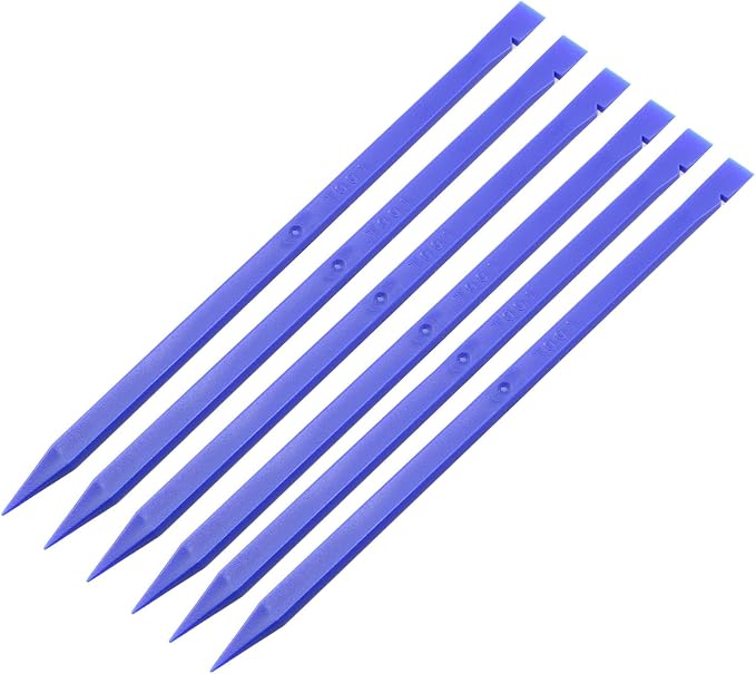 6pcs Crowbar Plastic Spudger Stick Lever Tools Opening Tools for iPhone Screen Repair Electronic Components Replacement Repair Kit, Dark Blue