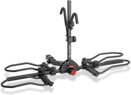 ARKSEN Bike Rack - 2-Bike Hitch Mount Platform for Electric & Fat Tire Bikes | Holds 150 lbs Total, Fits 2" Receiver