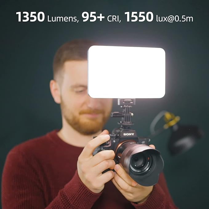 VILTROX RGB Led Panel Light, Smartphone Control Full Color On Camera LED