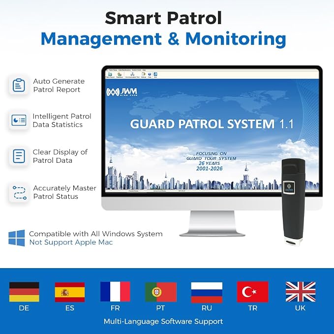 JWM Security Guard Tour Patrol System