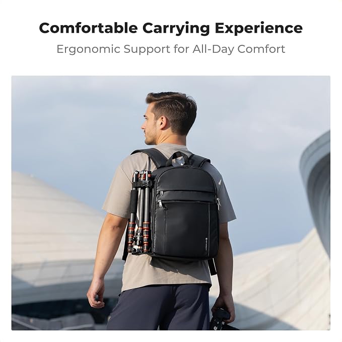 K&F CONCEPT Camera Bag Backpack, Professional DSLR/SLR/Mirrorless Camera