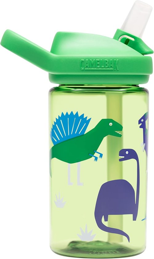 CamelBak Eddy+ Kids Water Bottle - Tritan Renew Design with Bite Valve Straw | Durable & Eco-Friendly