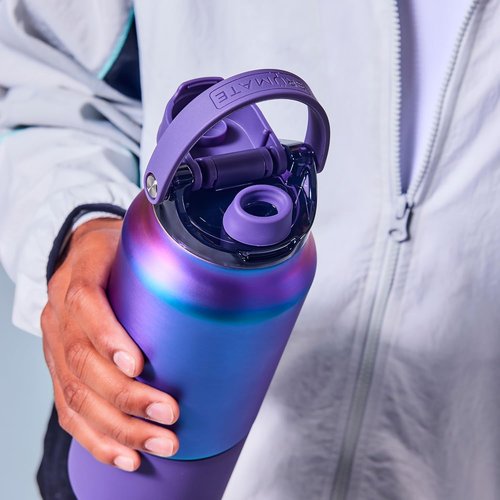 BrüMate Rise 25oz Insulated Water Bottle - 100% Leakproof Silicone Straw | BPA-Free | OD Green