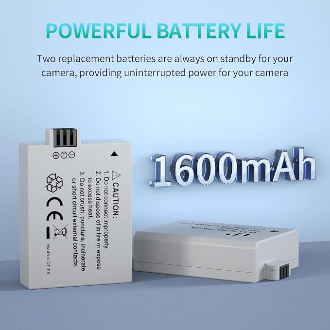 LP E5 Battery Pack, Rebel T1i, Rebel XSi, Kiss X3, Kiss X2, Kiss F Digital
