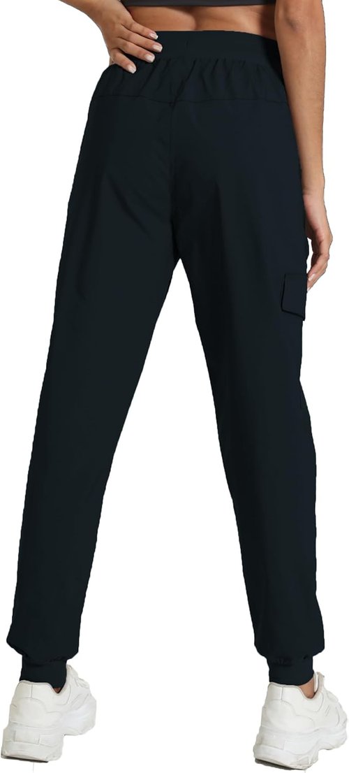 Haowind Cargo Pants for Women - Lightweight Athletic Joggers with Pockets for Outdoor Activities