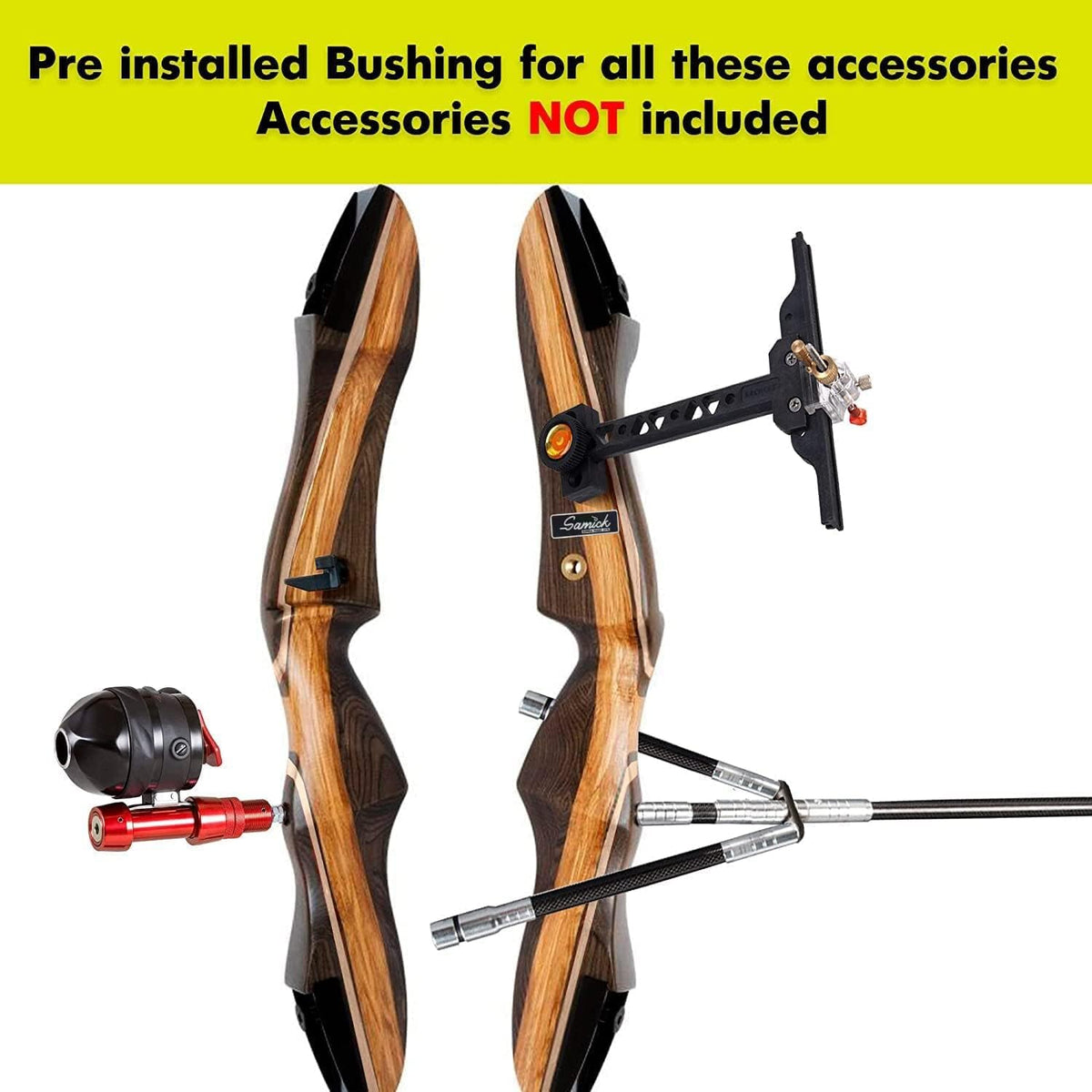 Samick Sage Takedown Recurve Bow - 62-Inch Archery Bow for Teens & Adults | Ideal for Hunting & Target Practice